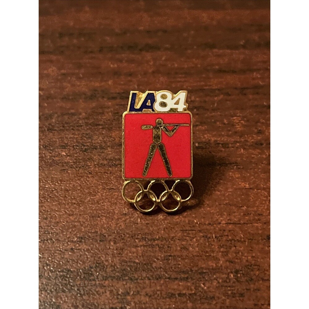1984 Los Angeles Olympics Shooting‎ Event Lapel Hat Pin